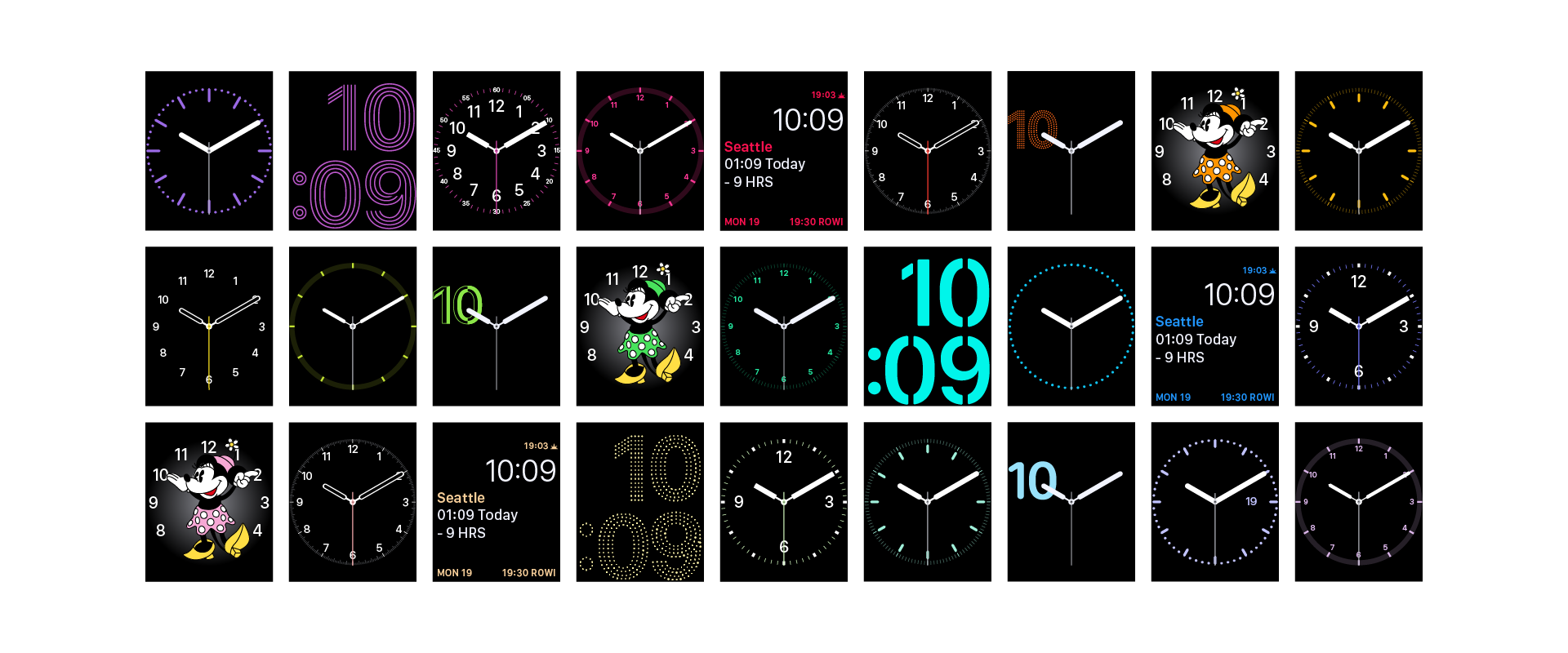 WatchOS applied colors